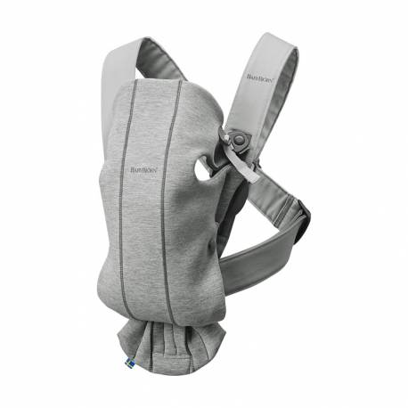 BabyBjorn Mini Carregador de Bebê Cinza Claro