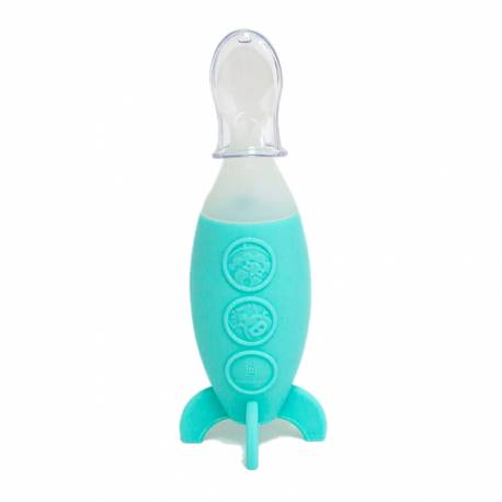Cuchara Cohete con Dispensador de Marcus & Marcus azul
