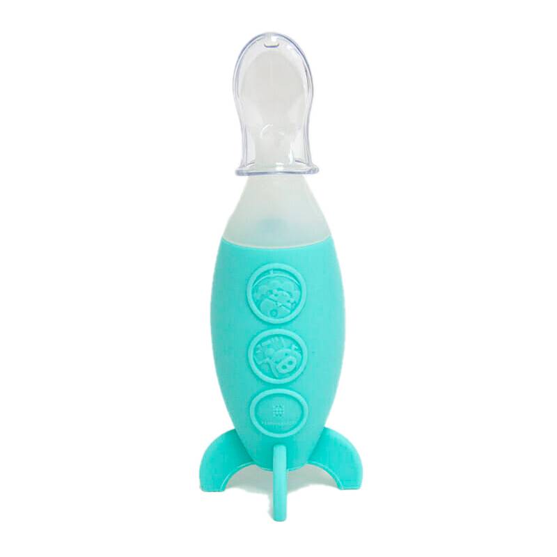 Colher de rúcula com dispensador de Marcus & Marcus azul