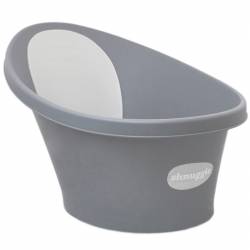Bañera Shnuggle gris respaldo blanco