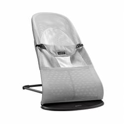 Hamaca Balance Soft Mesh BABYBJORN negro gris malla