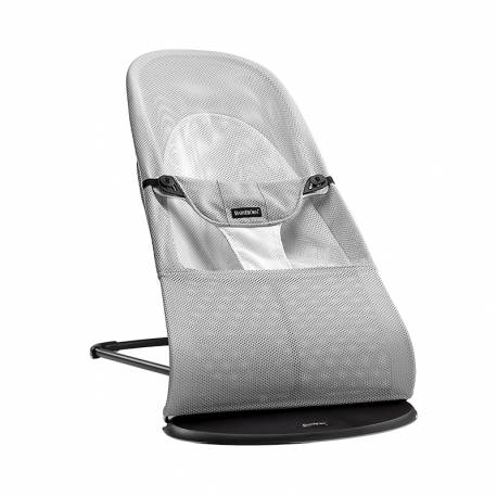 Hamaca Balance Soft Mesh BABYBJORN negro gris malla