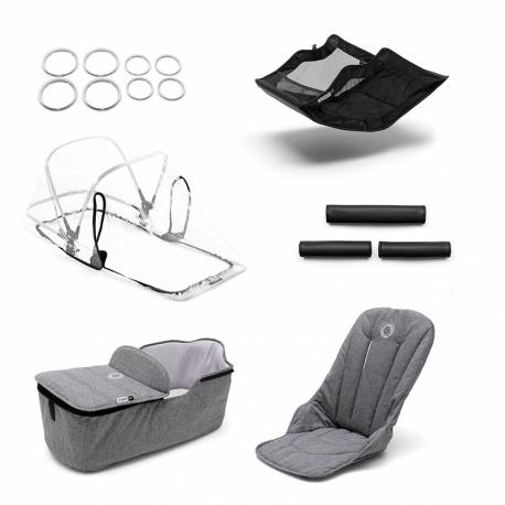 Bugaboo Melange Cinza Estilo Fox Pack