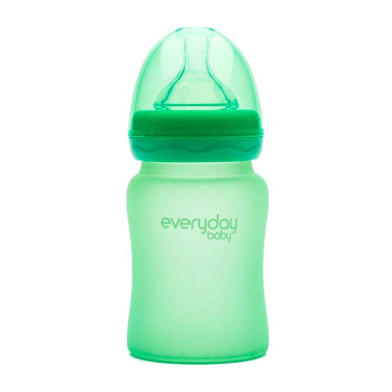 Biberón de Vidrio MilkHero de Everyday Baby verde 150