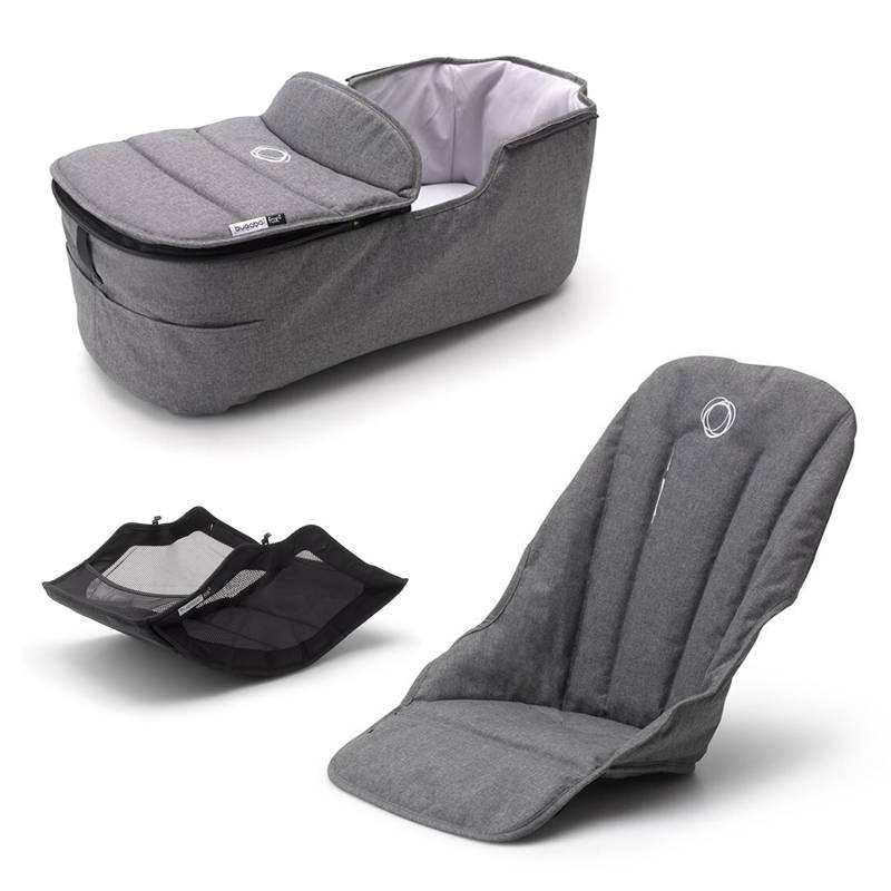 Bugaboo Fox 2 Cinza Melange Estilo Pack