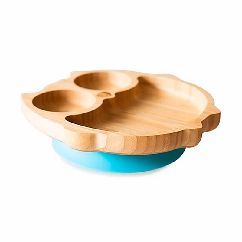 Plato de Bambú Ecológico Búho de Eco Rascals
