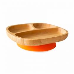 Laranja Eco Rascals Placa de bambu Toodler orgânico
