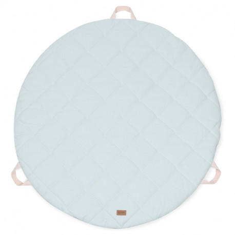 Alfombra Circular Bonjourbébé azul