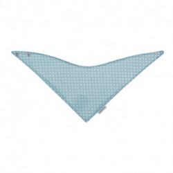 Astra Light Blue/Flor Bandana Bib 38X18 cm