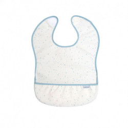 Bib quadrado plastificado Astra Celeste/Star 28X36 cm