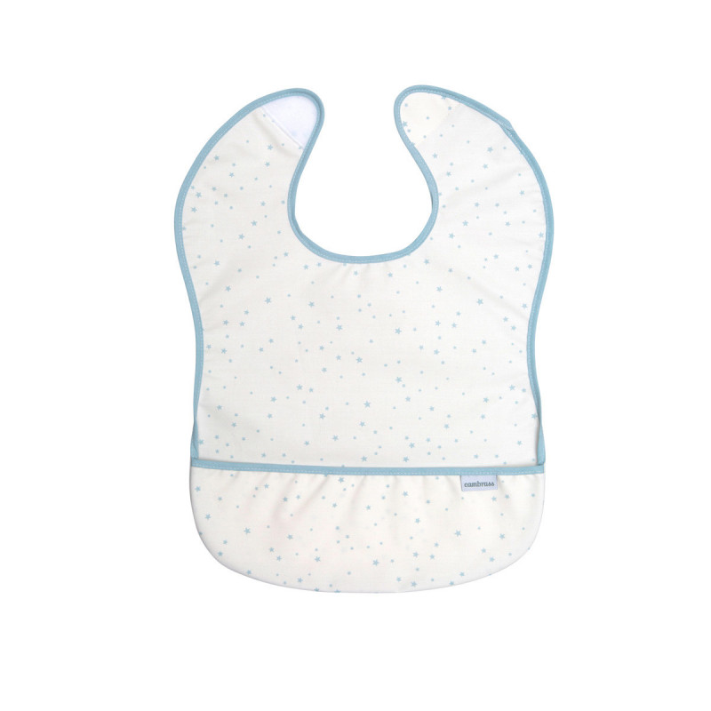 Bib quadrado plastificado Astra Celeste/Star 28X36 cm