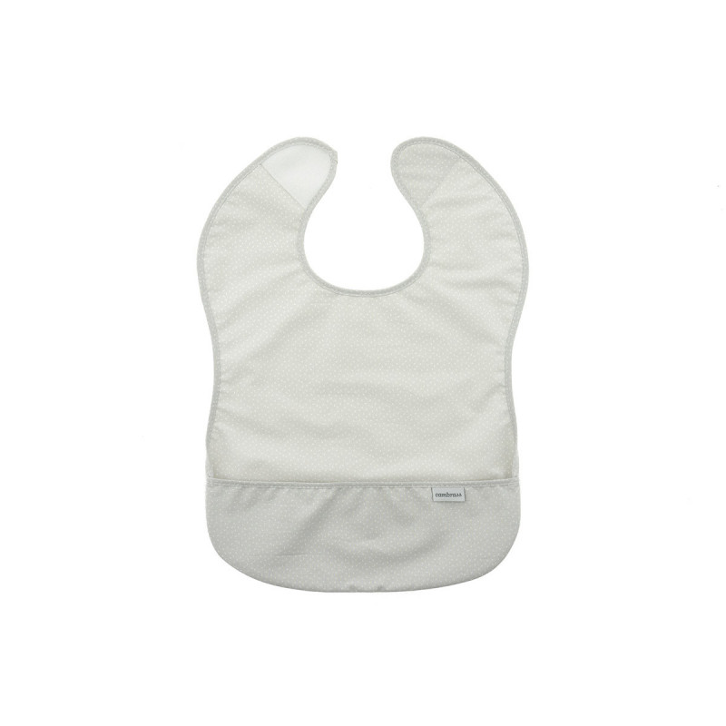 Céu Quadrado Plastificado Bib Grey/Chuva 28X36 cm