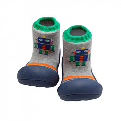 Robô Azul Attipas Sapatos de Bebê
