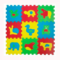 Tapete do bebê Ludi letras e números