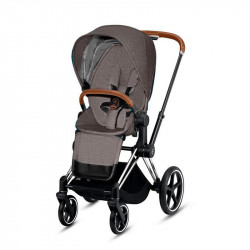 Priam Manhattan Grey Plus Chrome Brown CYBEX Carrinho