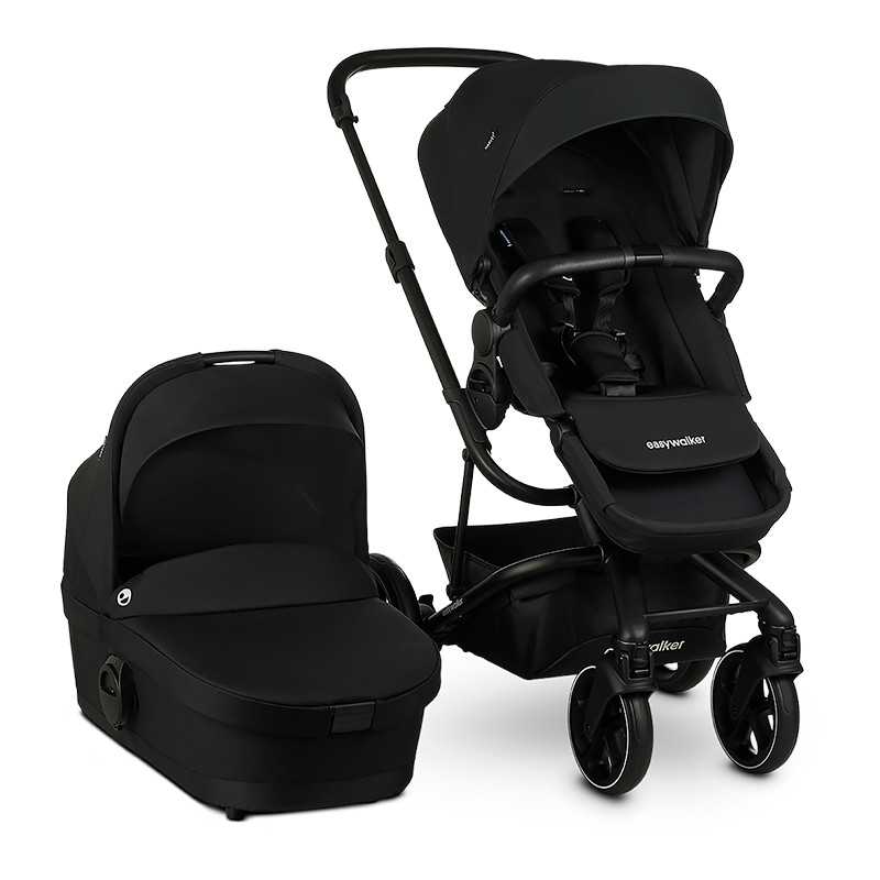 Carrinho de 2 peças EASYWALKER Harvey 3 sombra preto