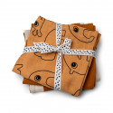 Baby Muslins DONE BY DEER Friend 3 unidades mostarda