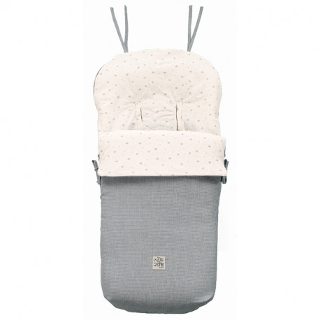 Jané Nest Plus Slight u5 cinza escuro Cadeira de Verão Footmuff