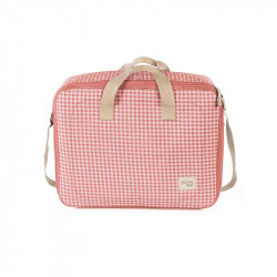 Maleta Maternal Walking Mum I Love Vichy rosa