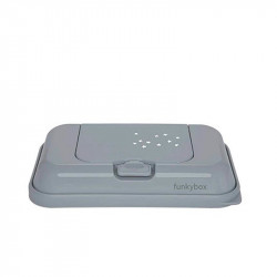 Dispensador de Toallitas Funkybox To Go Plata Estrellas