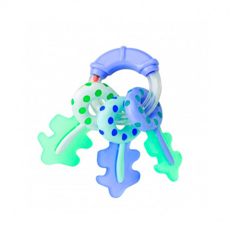 Teether Rattle Saro Chaves Azuis