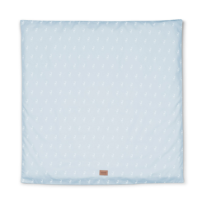 Bonjourbébé Deer Blue Min-Crib Capa de edredom e Carrycot Blue