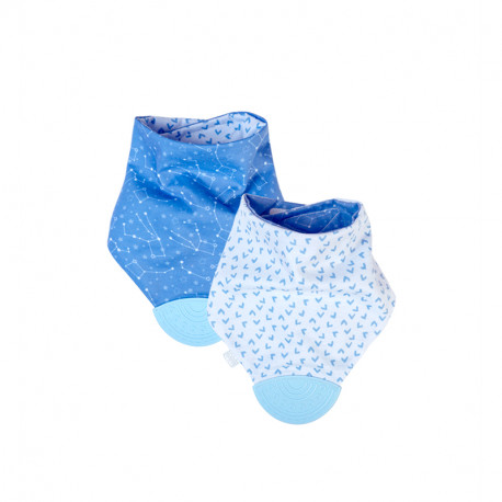 Bandana Reversible con Mordedor Saro gris