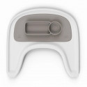 Prato com Bandeja de Silicone EZPZ por Stokke cinza suave