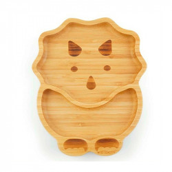 Plato de Bambú Ecológico Eco Rascals Dinosaurio