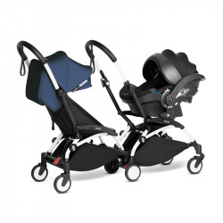 BABYZEN YOYO Cochecito Doble 6+ y Car Seat blanco air france