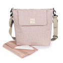 Rosa Walking Mum eu amo saco de cesta de gingham