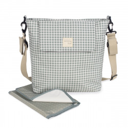 Bolsa Canastilla Walking Mum I Love Vichy verde