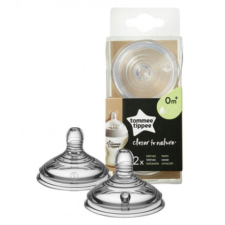 Teto de fluxo lento 2 pcs 0m + Tommee Tippee
