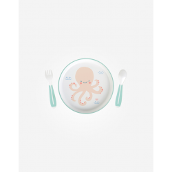 Conjunto de Alimentação Saro 3 Peças Hortelã