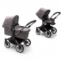 Bugaboo Burro 5 Cinza Melange Cinza Melange Grafite Macacão Cinza Melange
