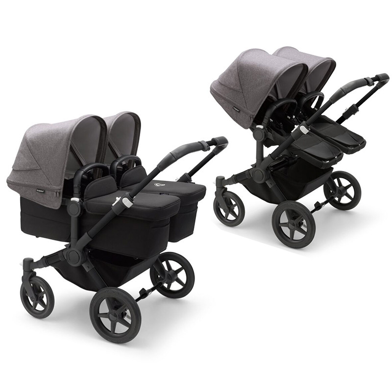 Bugaboo Burro 5 Storm-Blue Melange Cinza Grafite Cufflink