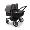 Bugaboo Donkey 5 Gemelar negro negro gris melange