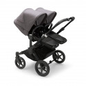 Bugaboo Donkey 5 Gemelar negro negro gris melange