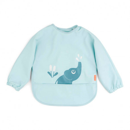 Bib de manga comprida DONE BY DEER Elphee Blue