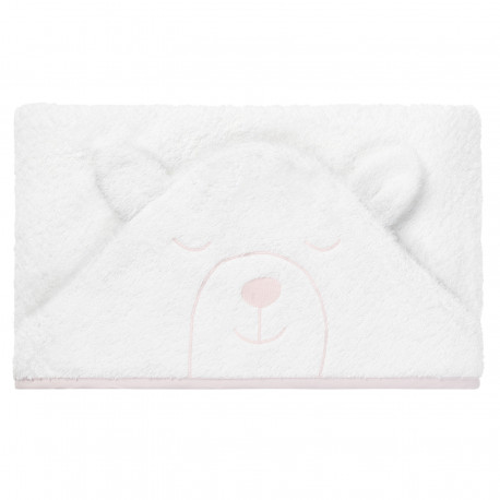 Capa de Baño Petit Praia Teddy Rosa