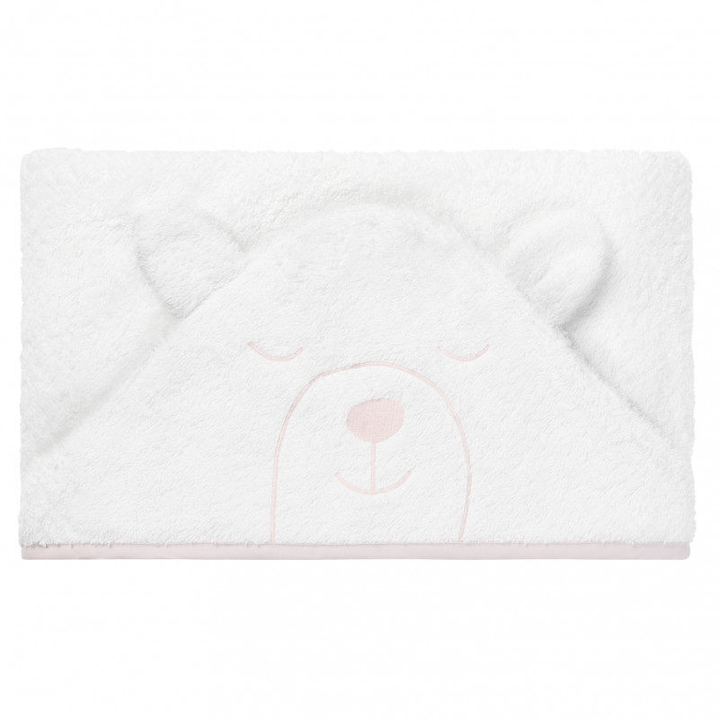 Capa de Baño Petit Praia Teddy Rosa