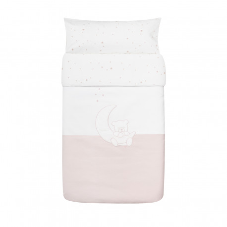 Saco Nórdico Petit Praia Teddy Rosa