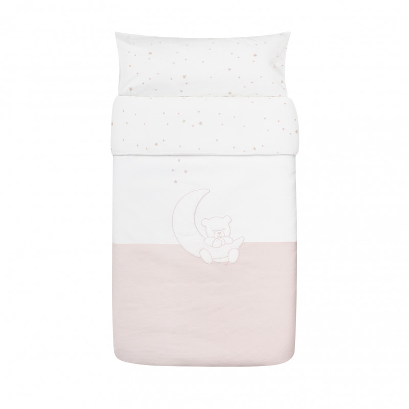 Saco Nórdico Petit Praia Teddy Rosa