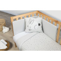 Funda Nórdica Sonpetit Rabbit 60/70 cm Gris