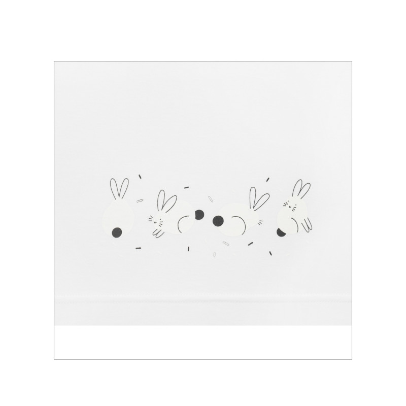 Sábanas 3 Piezas Sonpetit Rabbit Blanco 60 cm