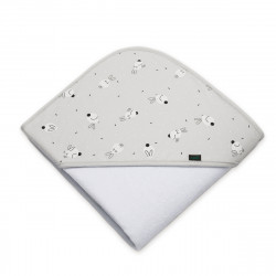 Capa de Baño Sonpetit Rabbit Blanco y Gris