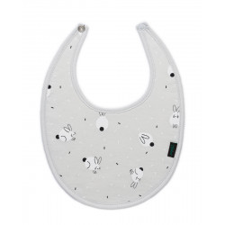 Branco & Cinza Sonpetit Bib Coelho