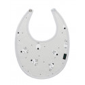 Babero Sonpetit Rabbit Blanco y Gris