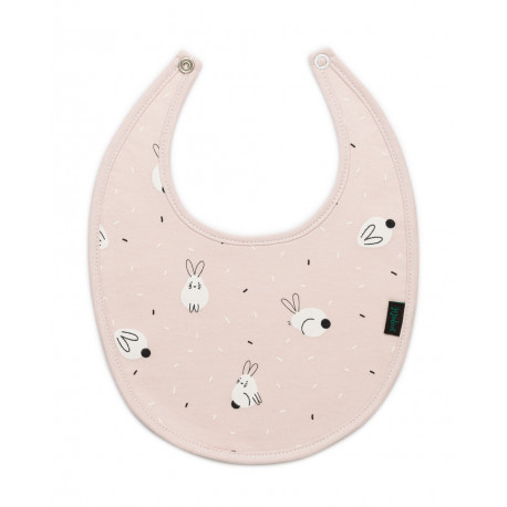 Babero Sonpetit Rabbit Blanco y Rosa