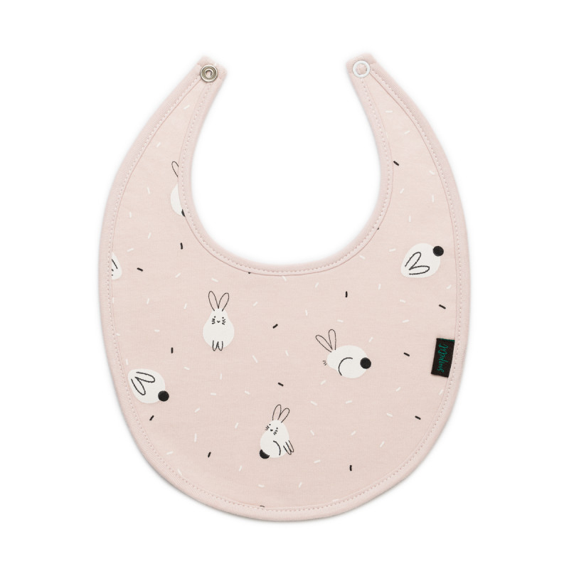 Babero Sonpetit Rabbit Blanco y Rosa